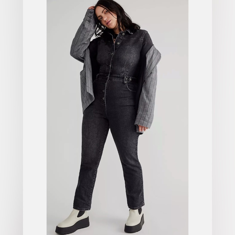 COPY - Free people CRVY Scandalous Coverall jumpsuit